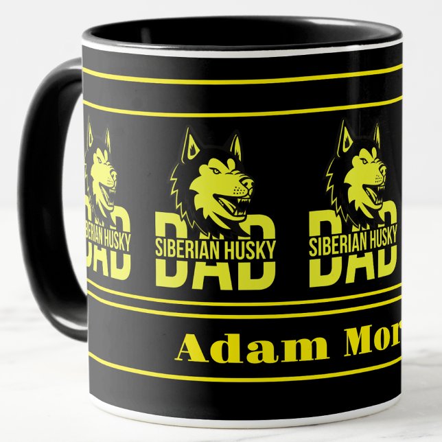 Personalised Best Husky Dad Ever Mug (Creator Uploaded)