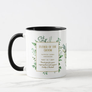 Personalised Best Man Father of Groom Groomsman Co Mug