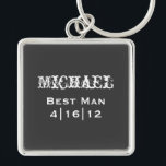 Personalised Best Man Keychain<br><div class="desc">Personalised Best Man Keychain</div>