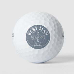 Personalised Best Man Wedding Golf Balls