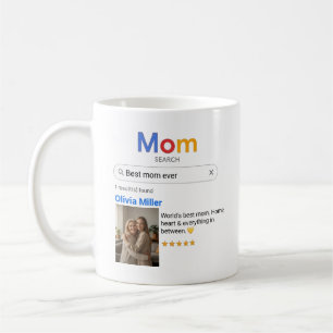 Personalised best Mum Custom Photo, Name & Message Coffee Mug