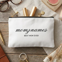 Personalised Best Mum Ever Calligraphy Name
