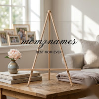 Personalised Best Mum Ever Calligraphy Name