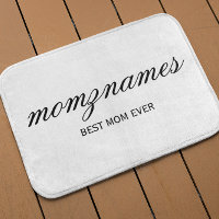 Personalised Best Mum Ever Calligraphy Name