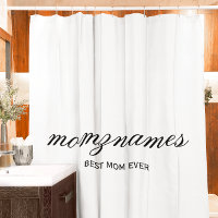 Personalised Best Mum Ever Calligraphy Name