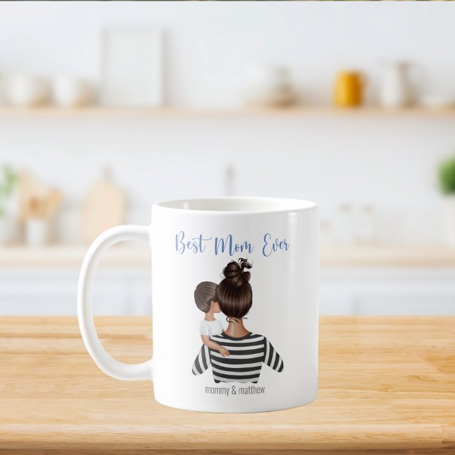 Personalised Best Mum Ever Custom Name Coffee Mug (Creator Uploaded)