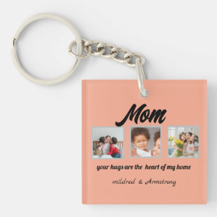 personalised best mum ever key ring