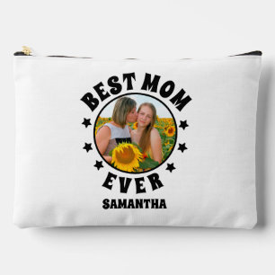 Personalised Best Mum Ever Photo Mother's Day Accessory Pouch