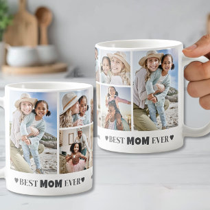 Personalised Best Mum Keepsake Photo Collage Coffee Mug