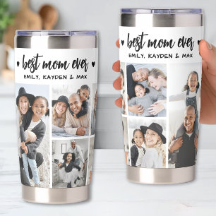 Personalised Best Mum Photo Mother Insulated Tumbler