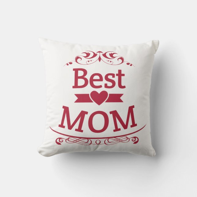 Personalised "Best Mum" Photo Pillow (Front)