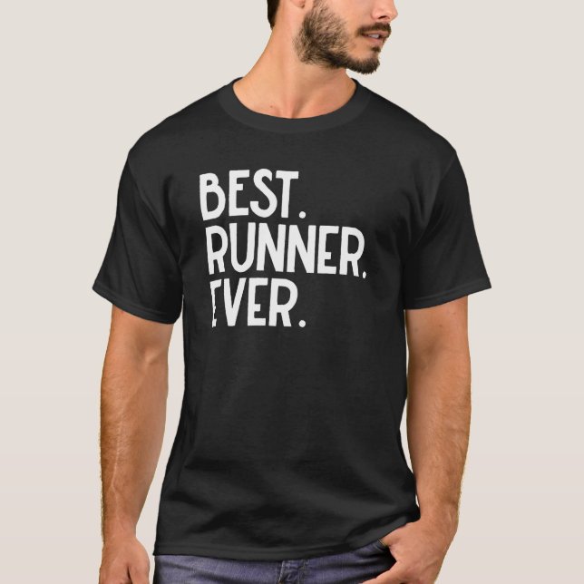 Personalised Best Runner Ever T-Shirt (Front)