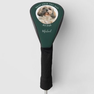 Personalised Best Shih Tzu Dog Dad Photo Golf Head Cover