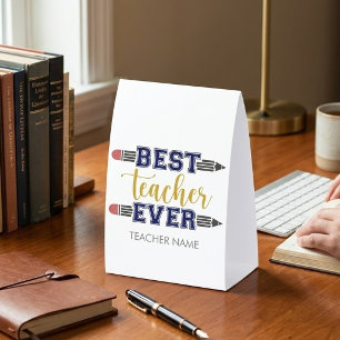 Personalised Best Teacher Ever - Customised Gift