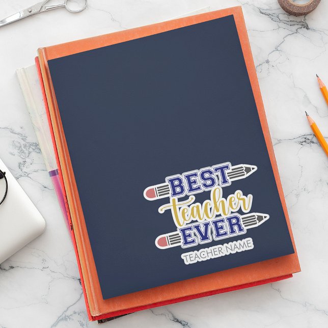 Personalised Best Teacher Ever - Customised Gift (Creator Uploaded)