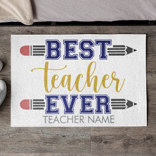 Personalised Best Teacher Ever - Customised Gift Doormat