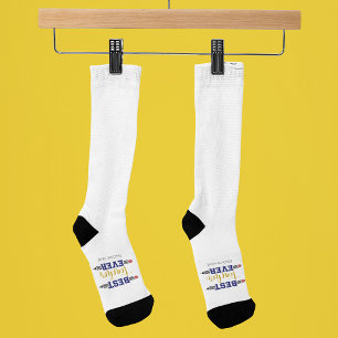 Personalised Best Teacher Ever - Customised Gift Socks