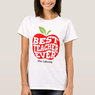 Personalised Best Teacher Ever T-Shirt