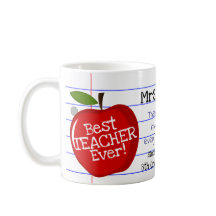 Personalised "Best Teacher Ever" w/ Custom Note