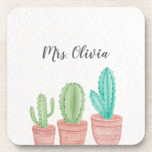 Personalised Best Teacher Gift Coaster