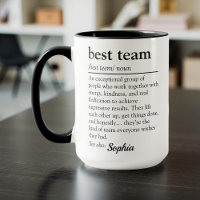Personalised Best Team Definition Appreciation