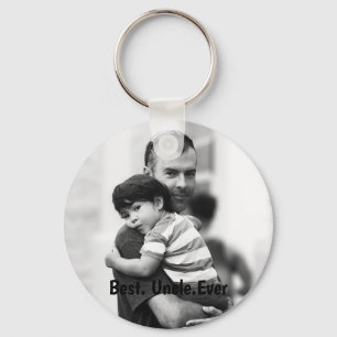 Personalised Best Uncle Ever Key Ring