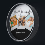 Personalised BESTIE Gifts BFF Birthday Photo Cute Clock<br><div class="desc">Personalised BESTIE Gifts BFF Birthday Photo Cute</div>
