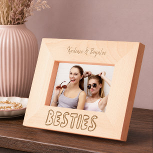 Personalised Besties Photo Etched Frames