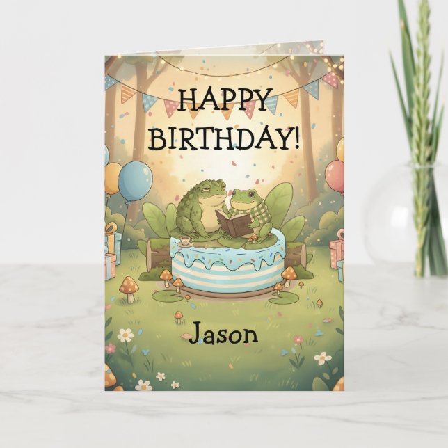 Personalised BG 5 Mossy the Toad Card (Front)