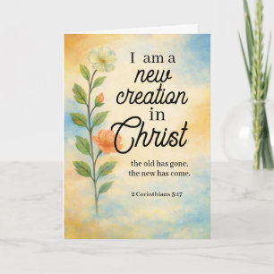 Personalised Bible Verse Card with Custom Message