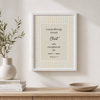 Personalised Bible Verses for the Hard Times Poster
