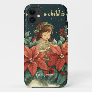 Personalised Biblical Nativity Child & Verse iPhone 11 Case