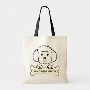 Personalised Bichon Frise Tote Bag