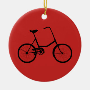 Personalised Bicycle Ceramic Tree Decoration