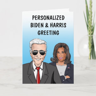 Personalised BIDEN / HARRIS Greeting Card