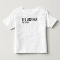 Personalised Big Brother T-shirt, Brother Announce