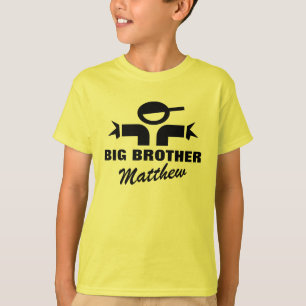 Personalised Big Brother t shirt for boy sibling