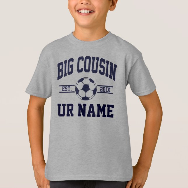 personalised big cousin name T-Shirt (Front)