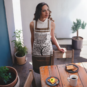 Personalised Big Family Tree (20 names) Apron