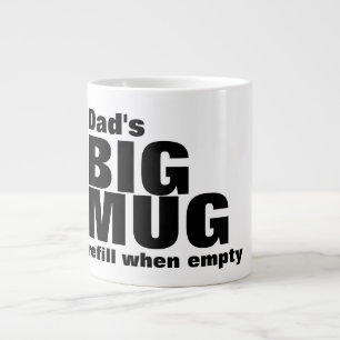 Personalised Big Mug With Name And Text