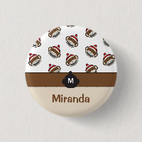 Personalised Big Smile Sock Monkey Emoji