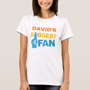Personalised Biggest Fan sports hand T-Shirt