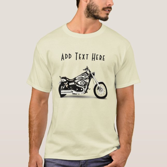  Personalised Biker T-Shirt (Front)