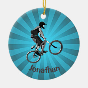 Personalised Biking Ornament