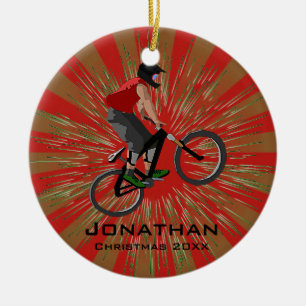 Personalised Biking Ornament