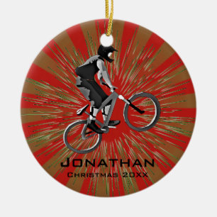 Personalised Biking Ornament