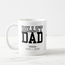 Personalised Billet Dad With Sentimental Quote