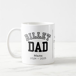 Personalised Billet Dad With Sentimental Quote Coffee Mug