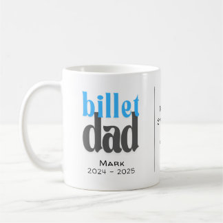 Personalised Billet Dad With Sentimental Quote Coffee Mug