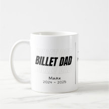 Personalised Billet Dad With Sentimental Quote